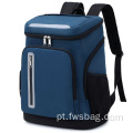 Mochila mais refrigerador Isolado à prova de vazamentos 32 latas bolsa refrigerador macia para almoço Picnic Fishing Caminhando Camping Park Beach